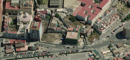 Fotografía aérea del sector a urbanizar.