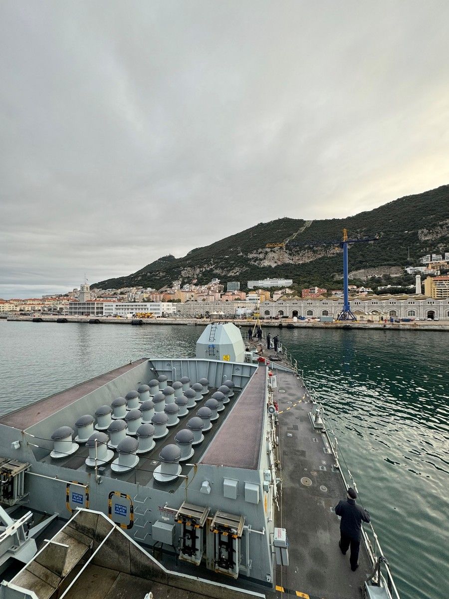 La fragata 'HMS Richmond' llega a Gibraltar