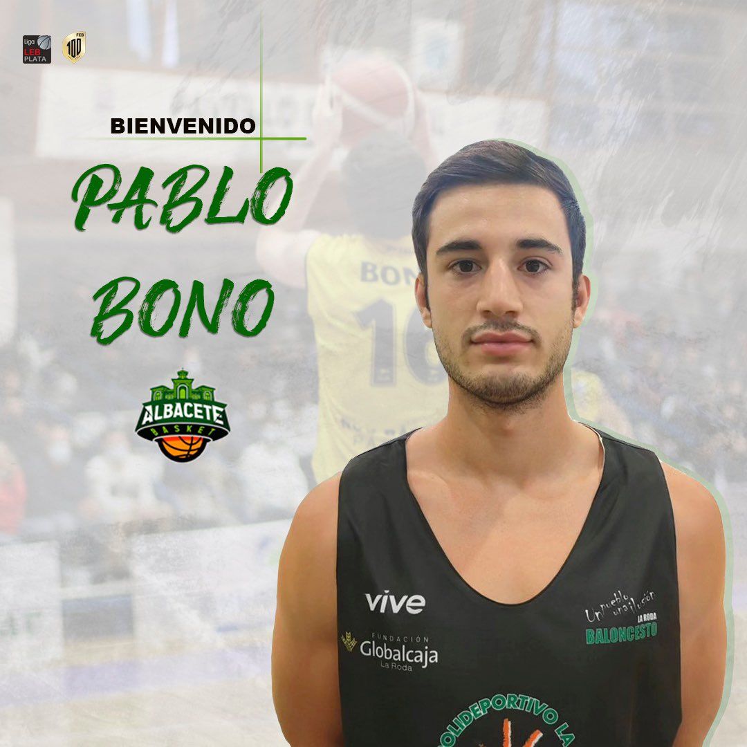 Albacete Basket, próximo rival de UDEA Algeciras, firma al ala-pívot Pablo Bono