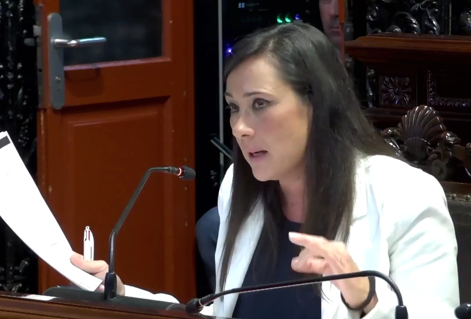 Rocío Arrabal, en pleno.