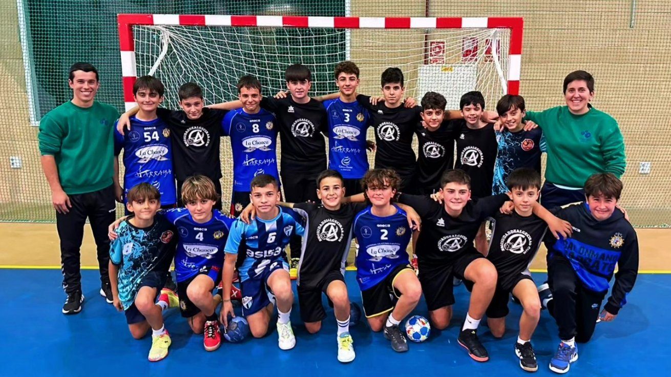 El combinado masculino de Cádiz, con siete jugadores del BM Ciudad de Algeciras y uno del BM Linense, en el I Campeonato de Andalucía de Selecciones Infantil Promesas
