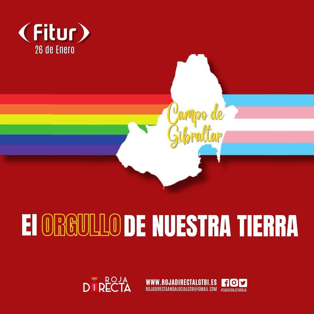 Roja Directa lanzará un spot en FITUR 2024 para posicionar el Campo de Gibraltar como destino LGTBI