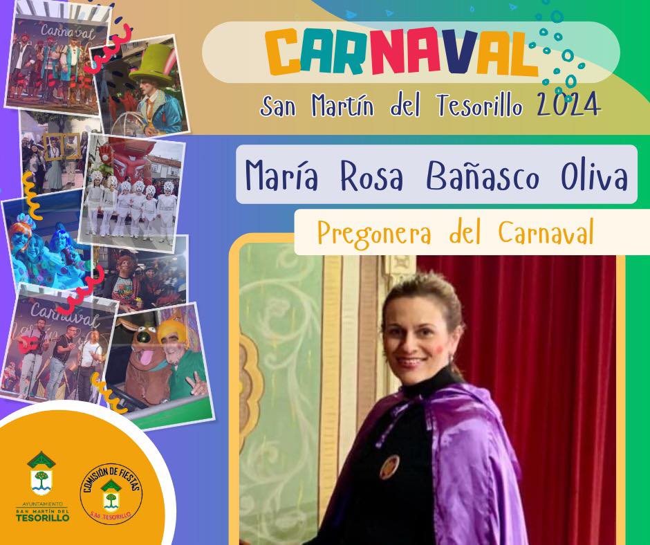 María Rosa Bañasco Oliva, pregonera del Carnaval 2024 de Tesorillo