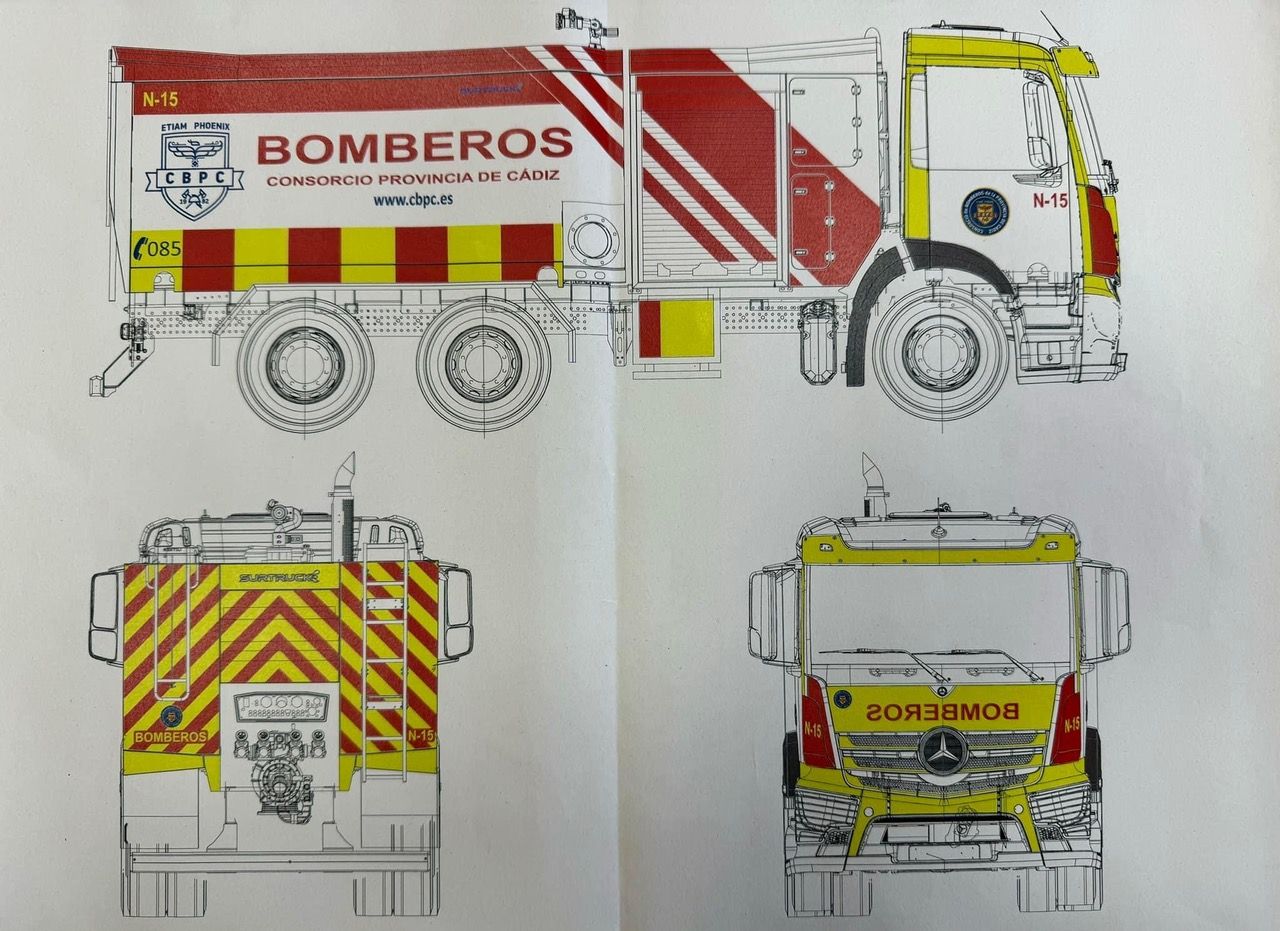 Bomberos adquiere un nuevo vehículo autobomba nodriza de importantes dimensiones 