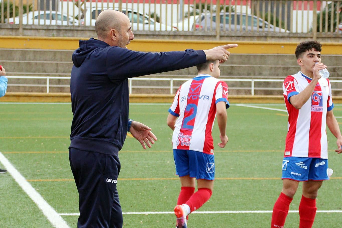 Pablo Sánchez, en un partido de la pasada temporada con el juvenil B del Algeciras CF