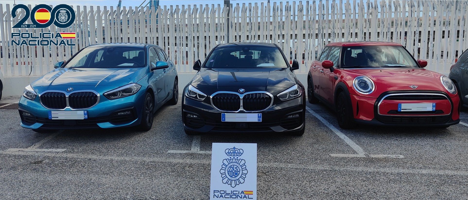 Vehículos intervenidos en Algeciras.