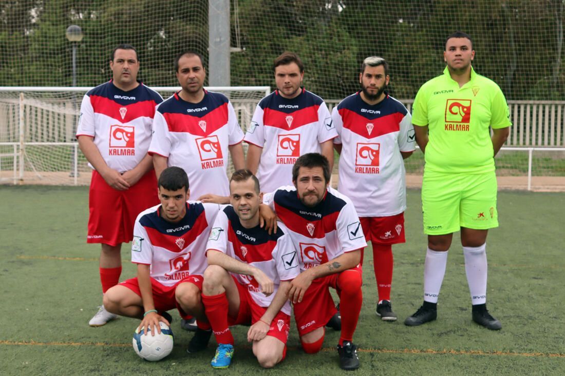 Uno de los equipos de Apadis-Algeciras CF que juega la Liga Andaluza Inclusiva