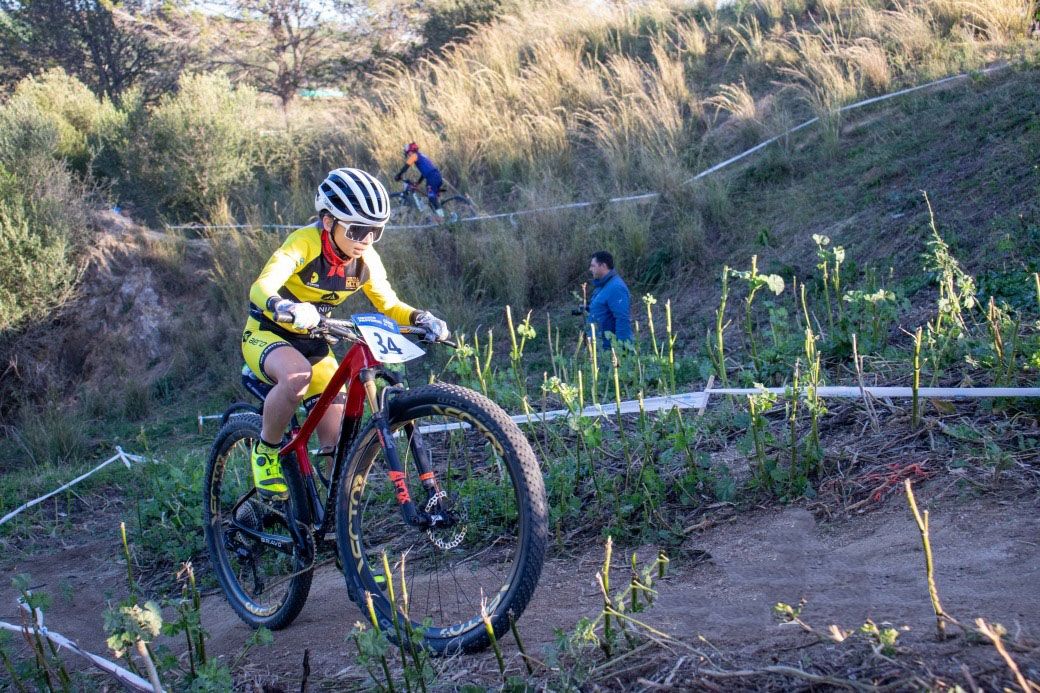 Cayetana Duarte, en la prueba de Medina Sidonia/Foto: Federación Andaluza de Ciclismo