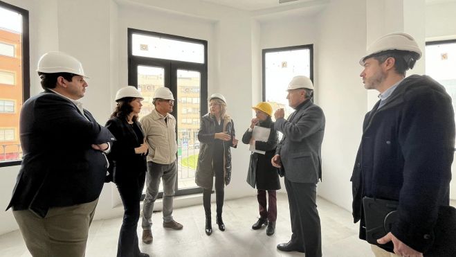 Visita a las obras del centro. Foto: F.M. Visita a las obras del centro. Foto: F.M.