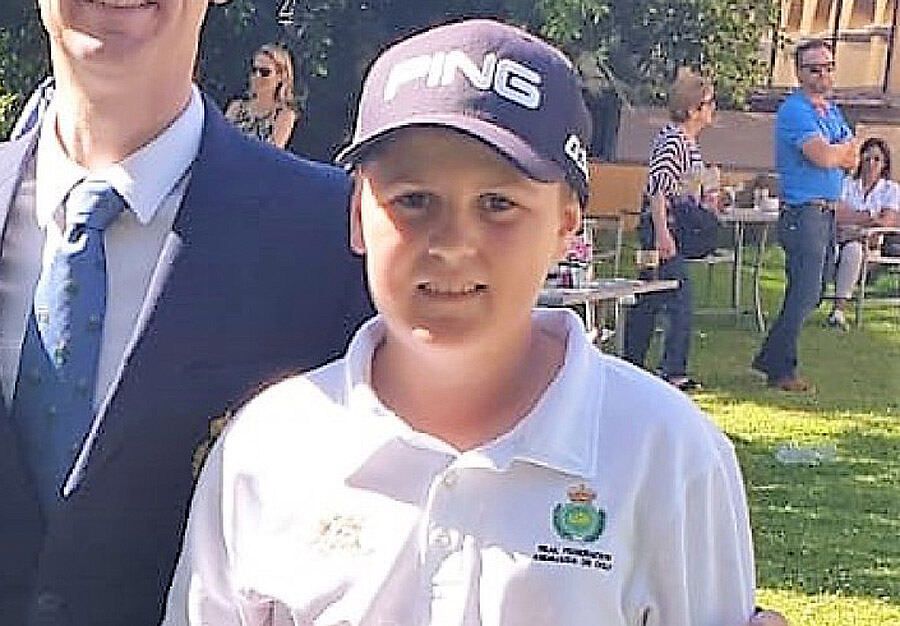 El golfista del Club de Golf La Cañada, Cristobal Varo