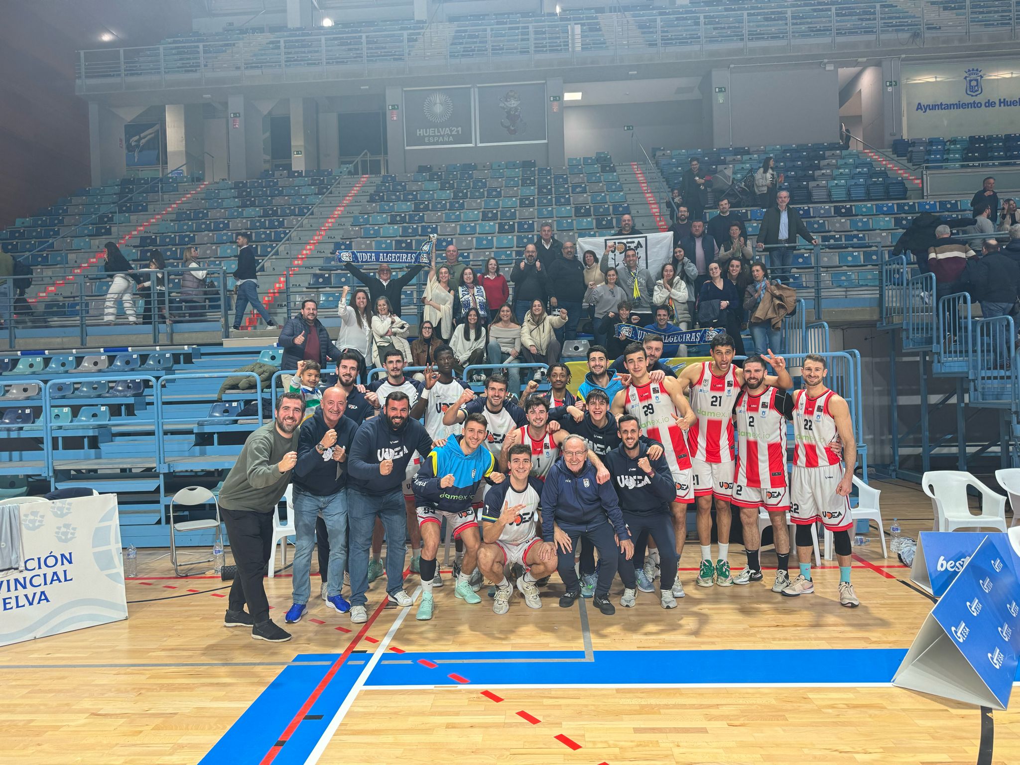 Damex UDEA consigue, en el tiempo extra, una importante victoria en Huelva (79-86)