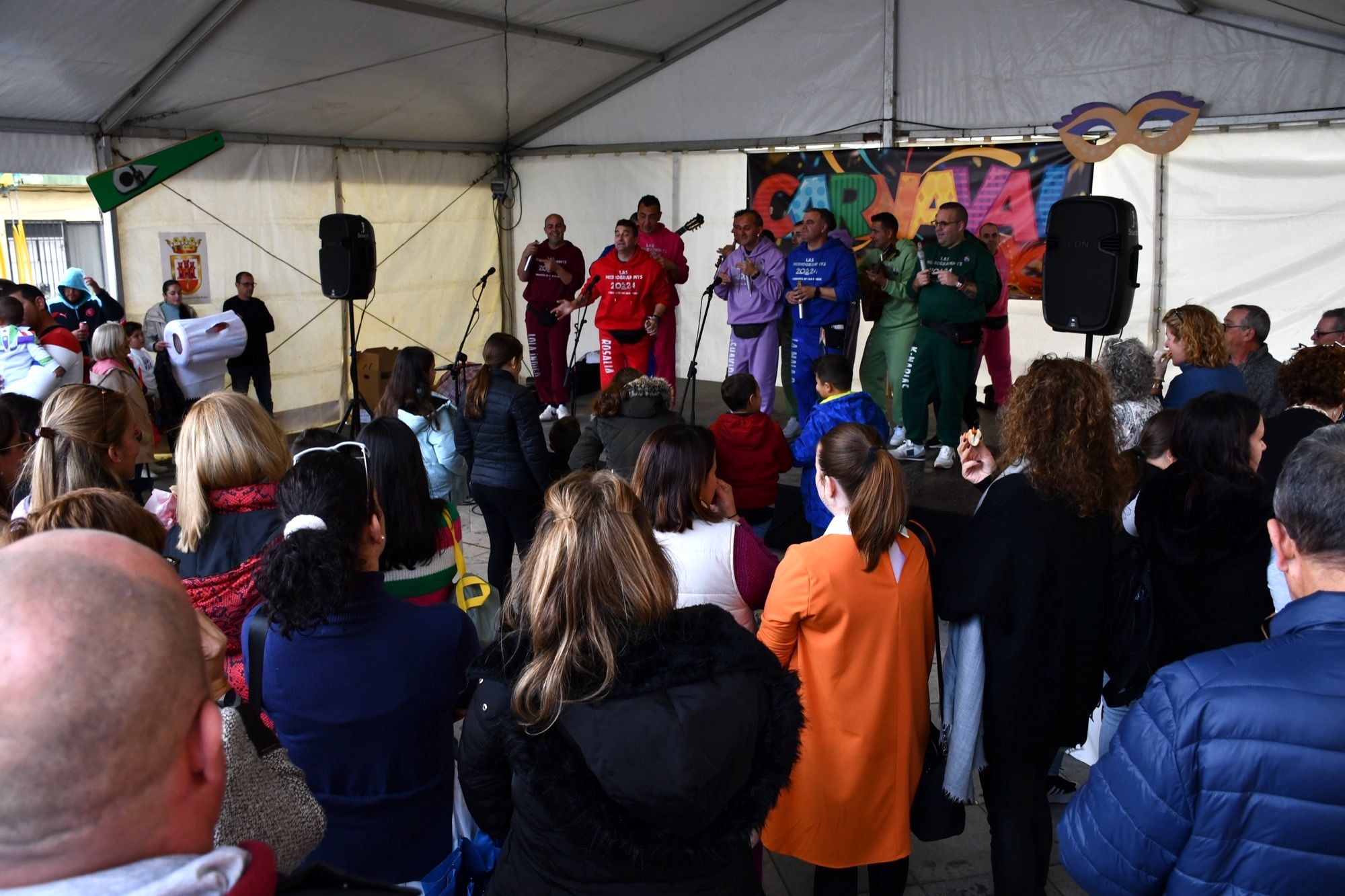 Carnaval en Campamento. Imagen de archivo. 
