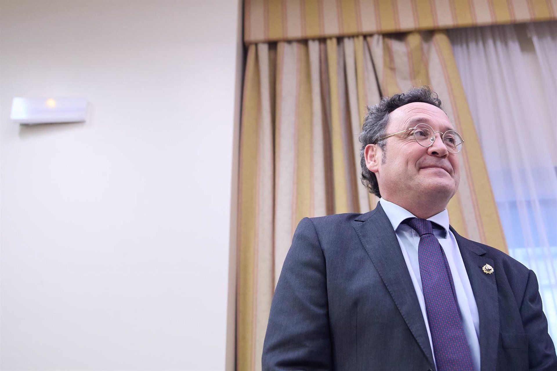 El fiscal general del Estado, Álvaro García Ortiz, en el Congreso de los Diputados.