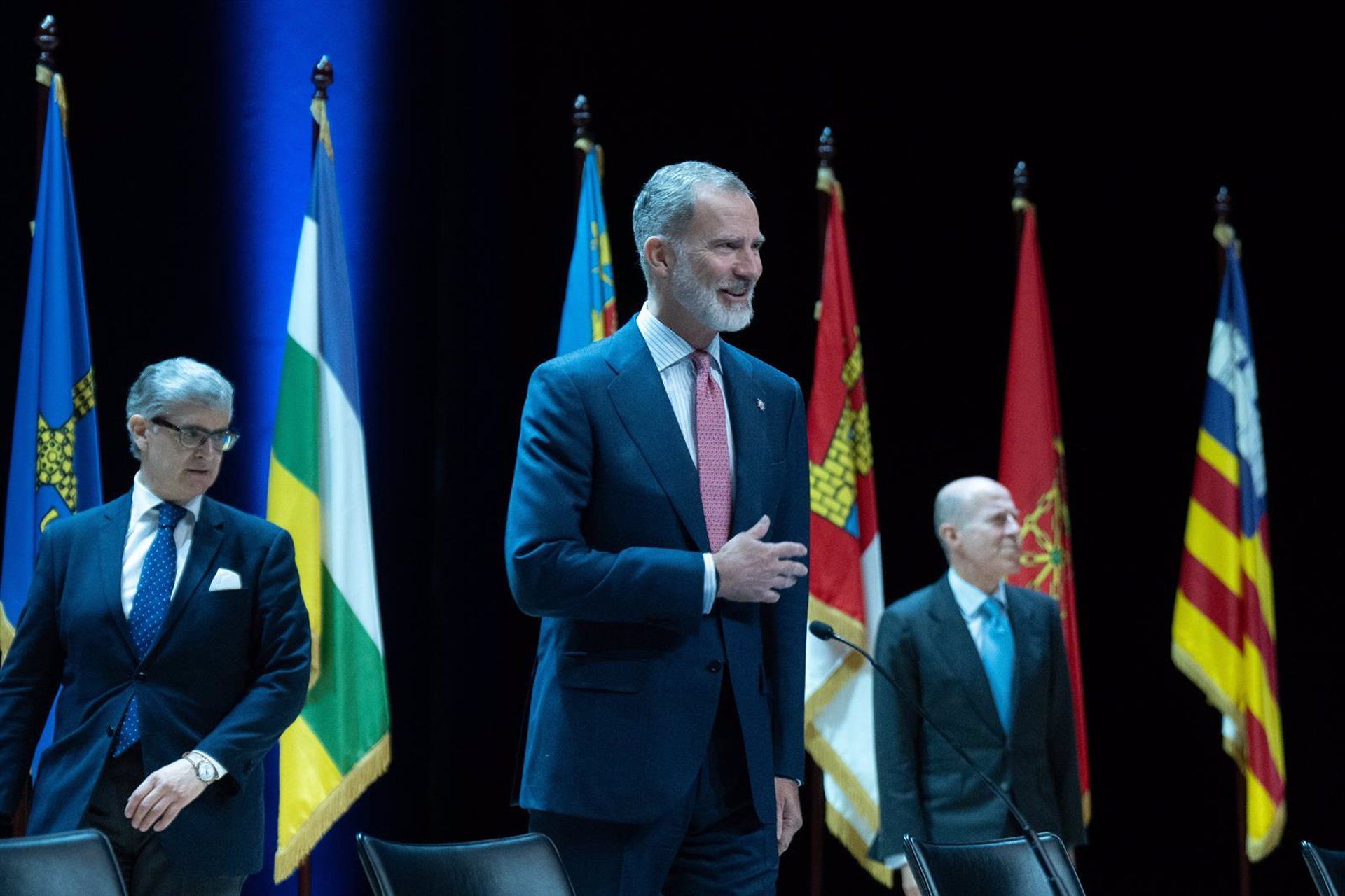 El Rey Felipe VI durante el acto de entrega de los despachos a 160 nuevos jueces - David Zorrakino - Europa Press