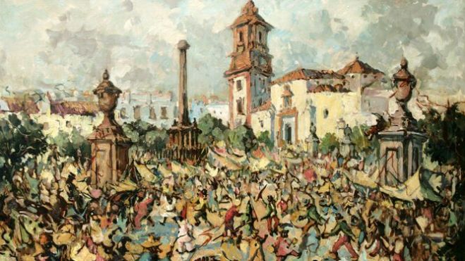 Plaza Alta en Carnaval, de Ramón Puyol Plaza Alta en Carnaval, de Ramón Puyol