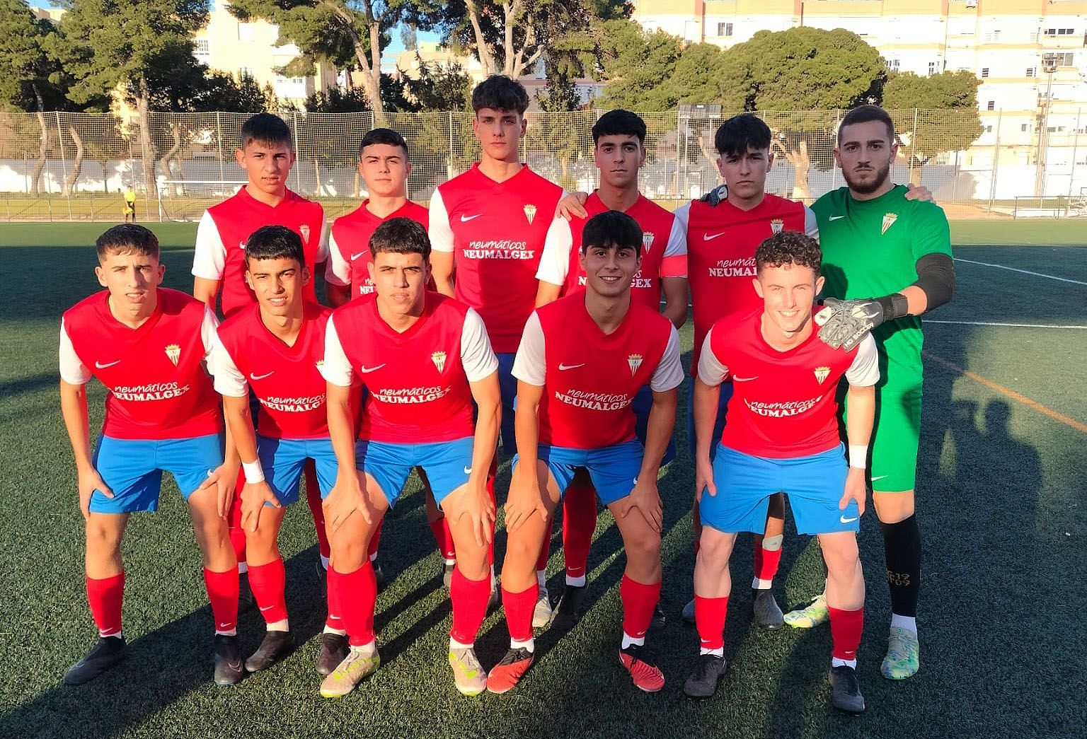 Formación del juvenil del Algeciras CF que ha sacado un punto de San Fernando que sabe a poco (0-0)