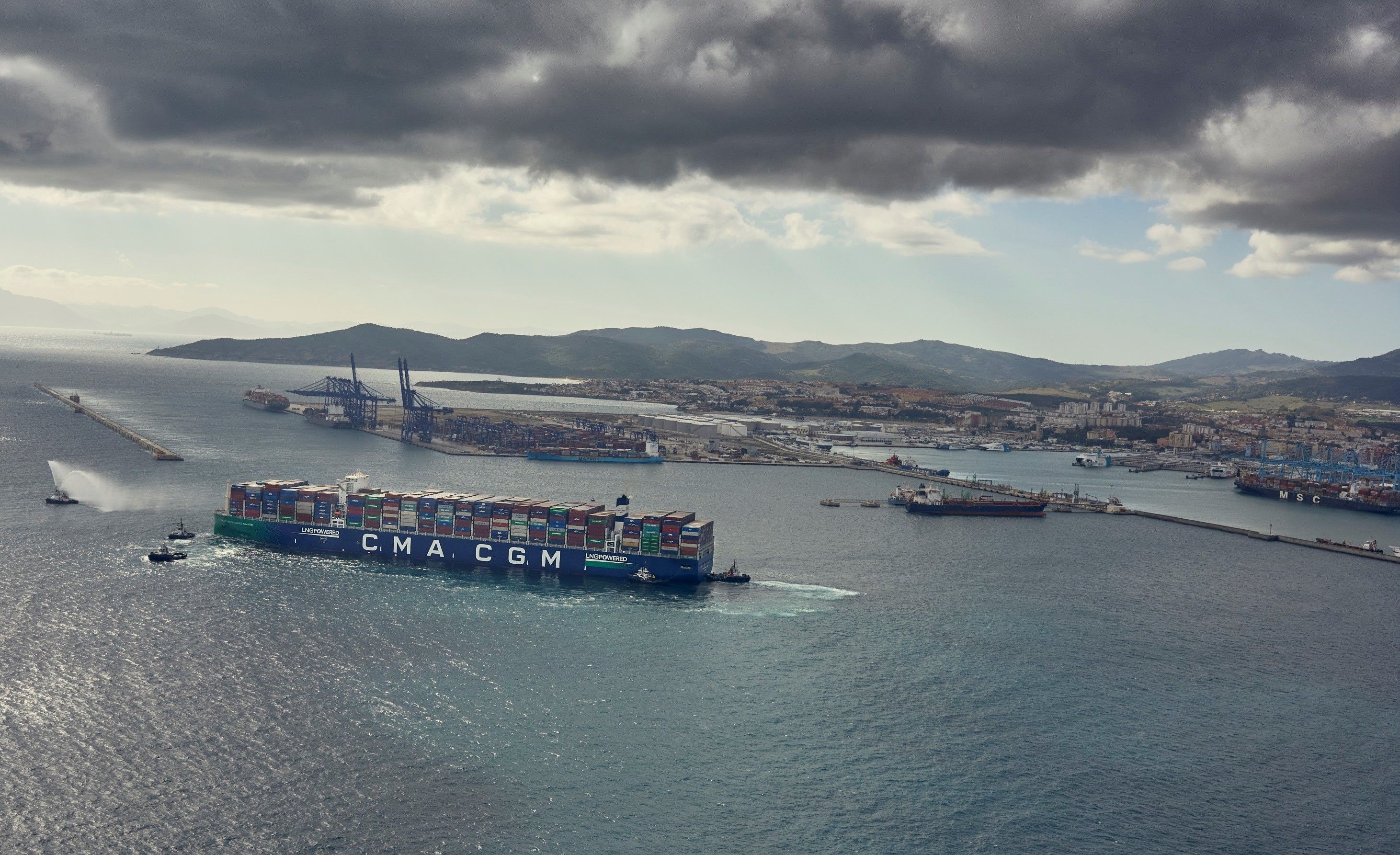 El Puerto de Algeciras mueve 9 millones de toneladas de mercancías en enero, un 3,3% más que el año pasado.