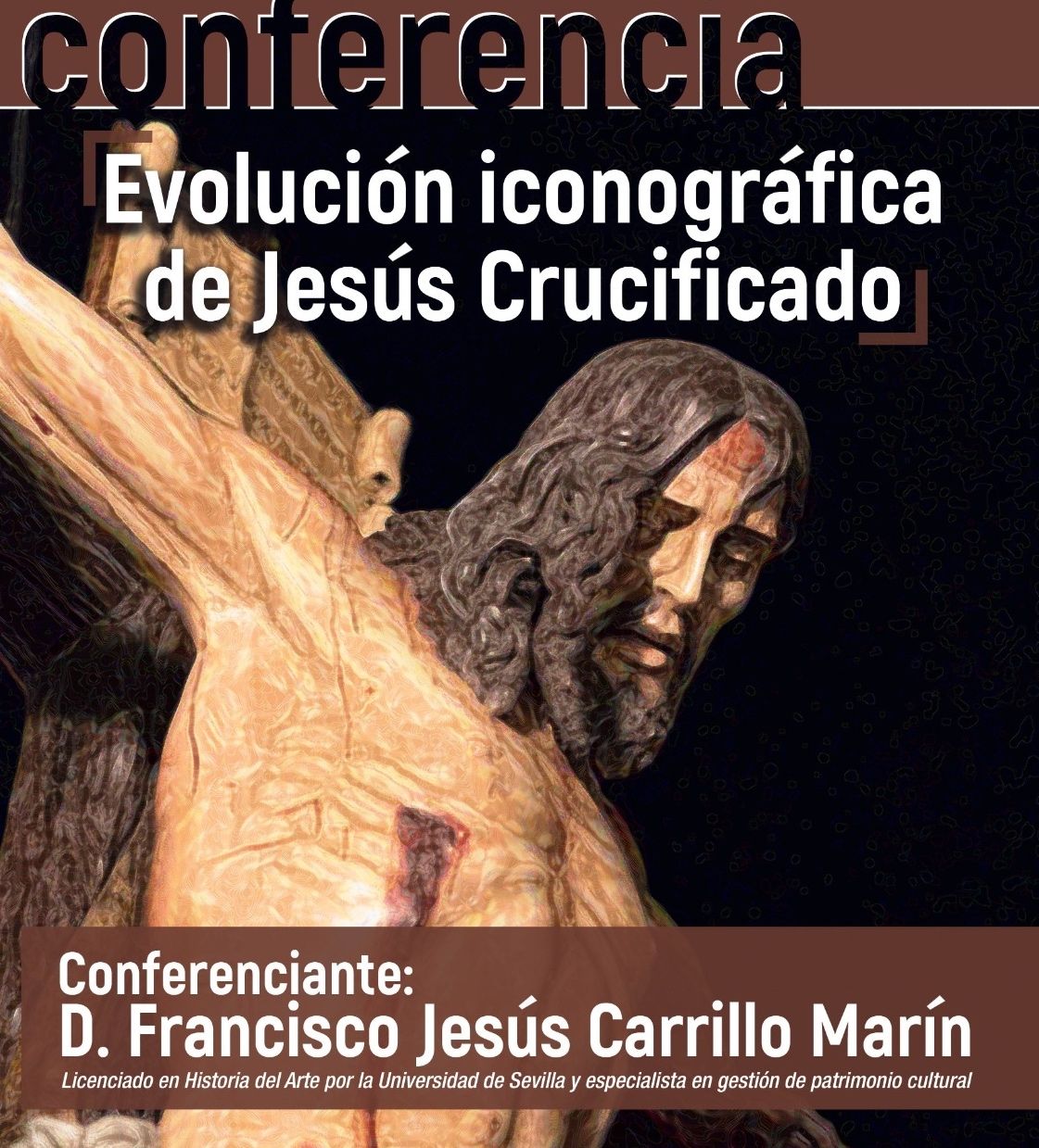 Conferencia sobre la iconografía de Jesús Crucificado, este viernes en la Casa de Urrutia.