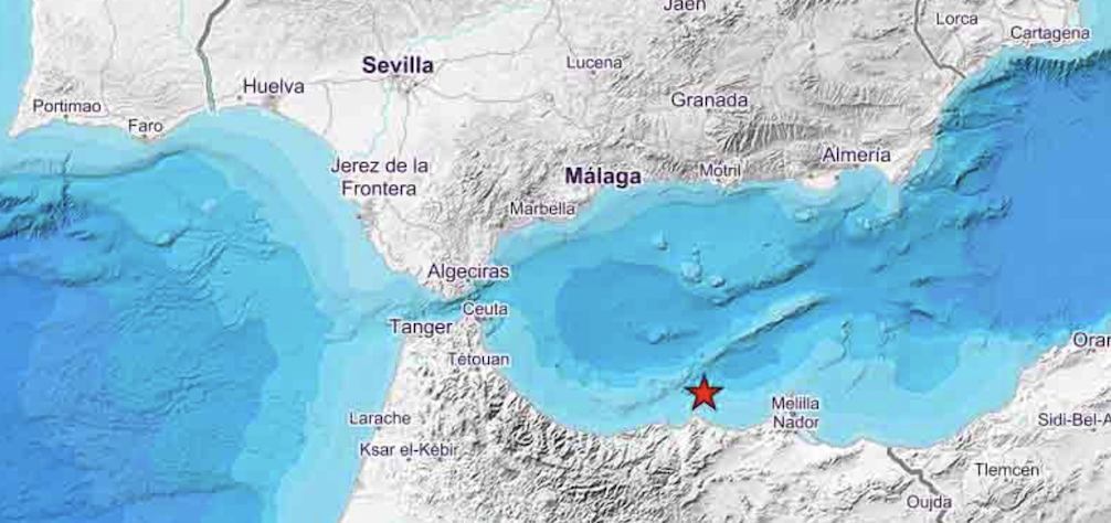 Zona afectada por el terremoto de magnitud 5.
