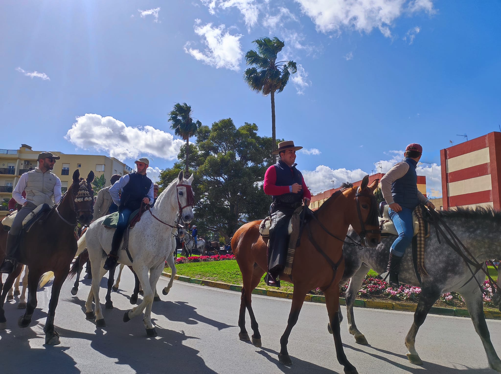 Los caballos, protagonistas de este sábado en la I Feria del Mundo Rural en Los Barrios. Foto: S.F.
