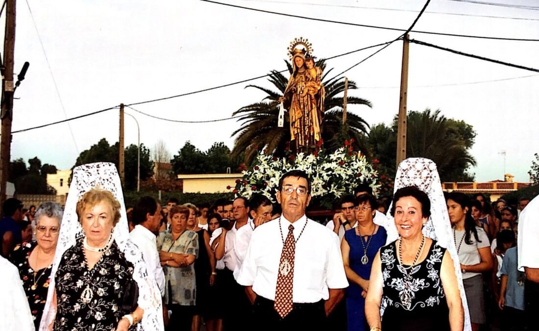 Rafael Martínez, antiguo Hermano Mayor de la Hermandad de la Virgen del Carmen de Palmones.