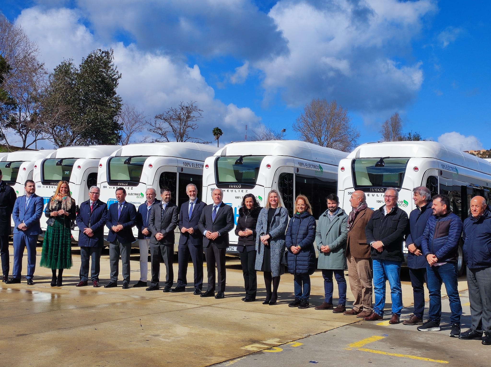 Algeciras incorpora 10 nuevos autobuses urbanos 100% eléctricos a su flota del transporte urbano