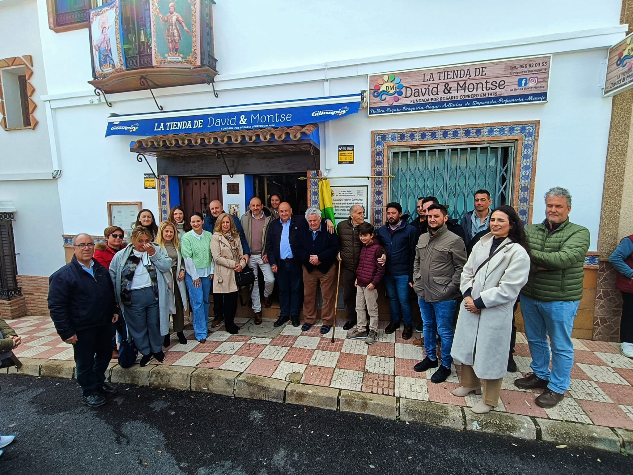Bonito homenaje a Rosario Correro Corbacho, fundadora de la tienda de David&Montse en El Palmarillo. 