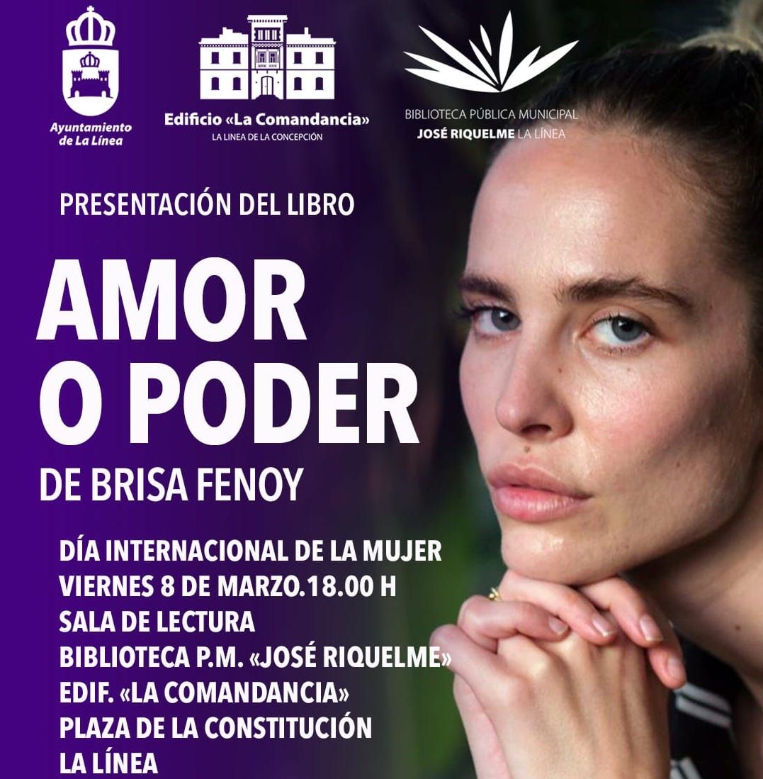 La presentación del libro 'Amor o poder' de Brisa Fenoy y un recital poético, por el Día de la Mujer en la Biblioteca.