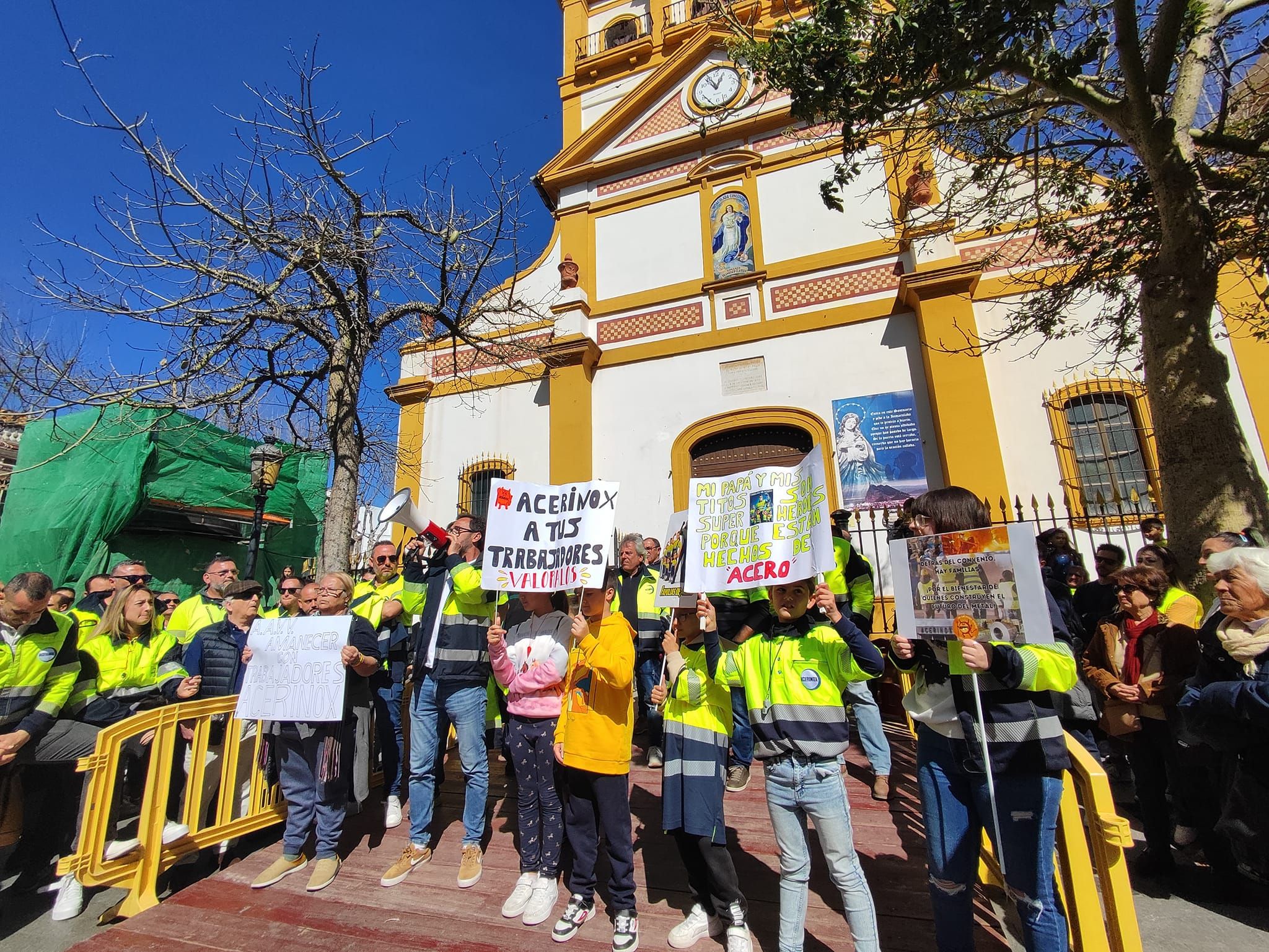 Los mediadores de la Junta citan a los trabajadores de Acerinox y a la empresa el 6 de marzo. Foto: S.D. / 8Directo.