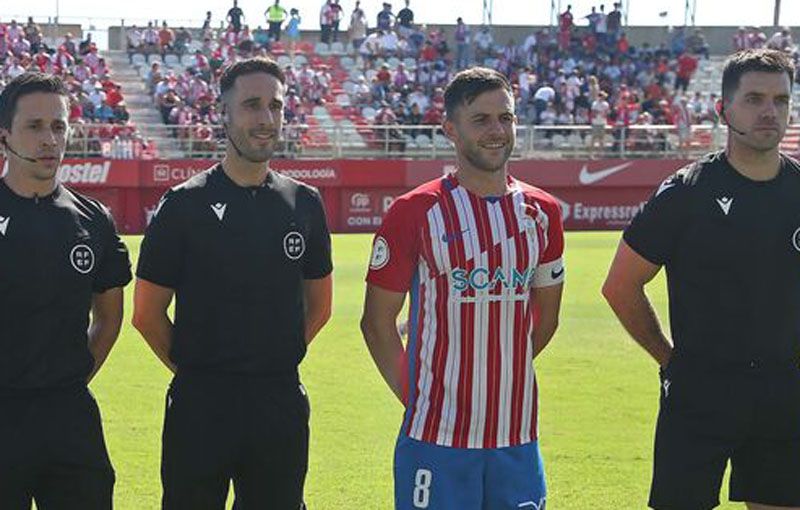 Gonzalo González Páez, a la izquierda, en su anterior visita al Nuevo Mirador/Foro: ALGECIRAS CF