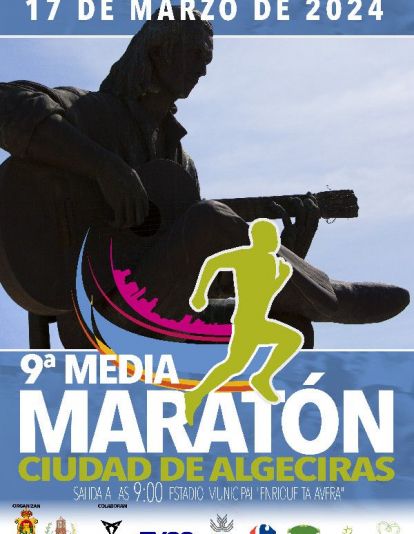 Cartel 9ª Media Marathon Ciudad de Algeciras
