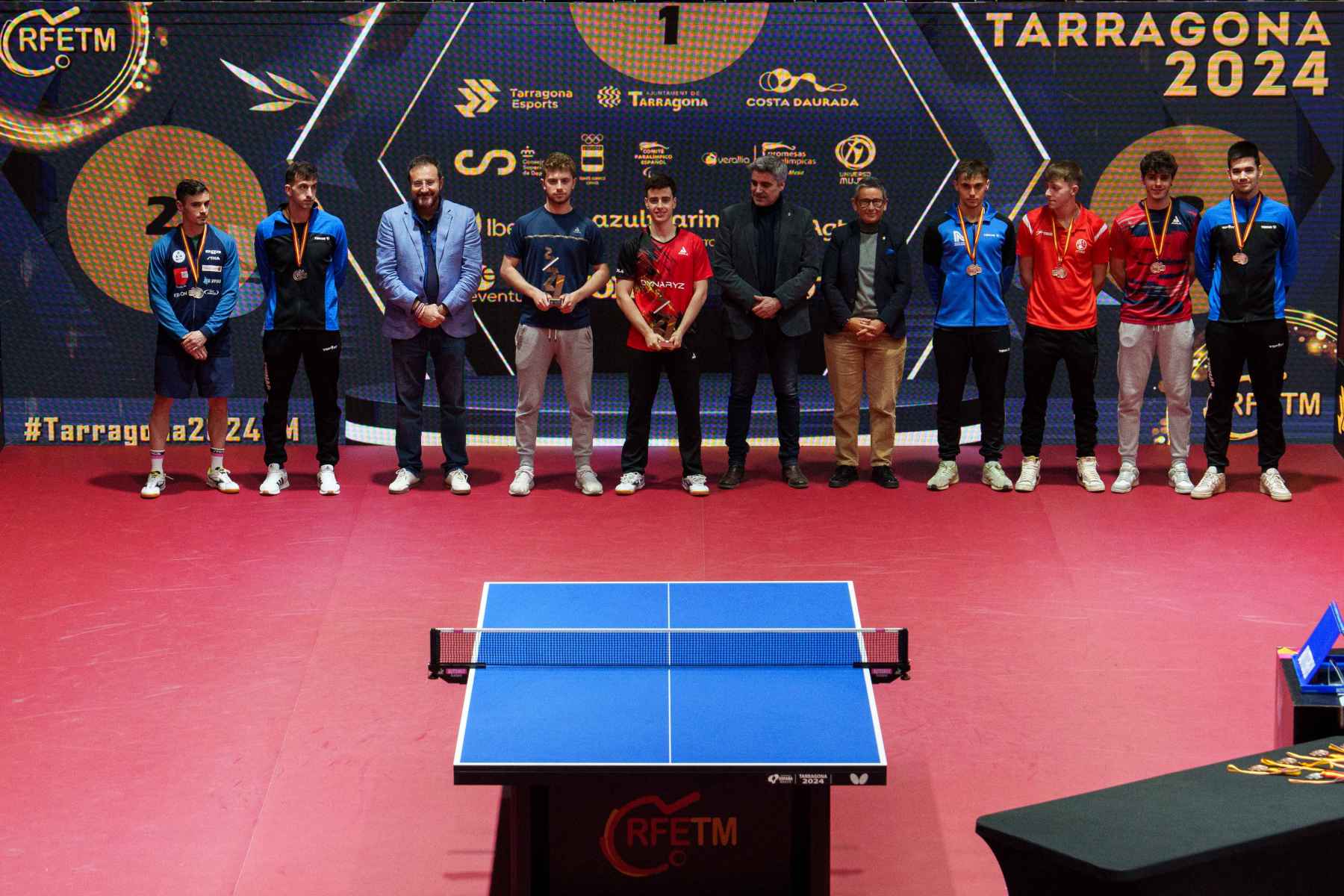 Los tarifeños Juan Pérez y Álvaro Gainza, campeones de España de dobles en tenis de mesa