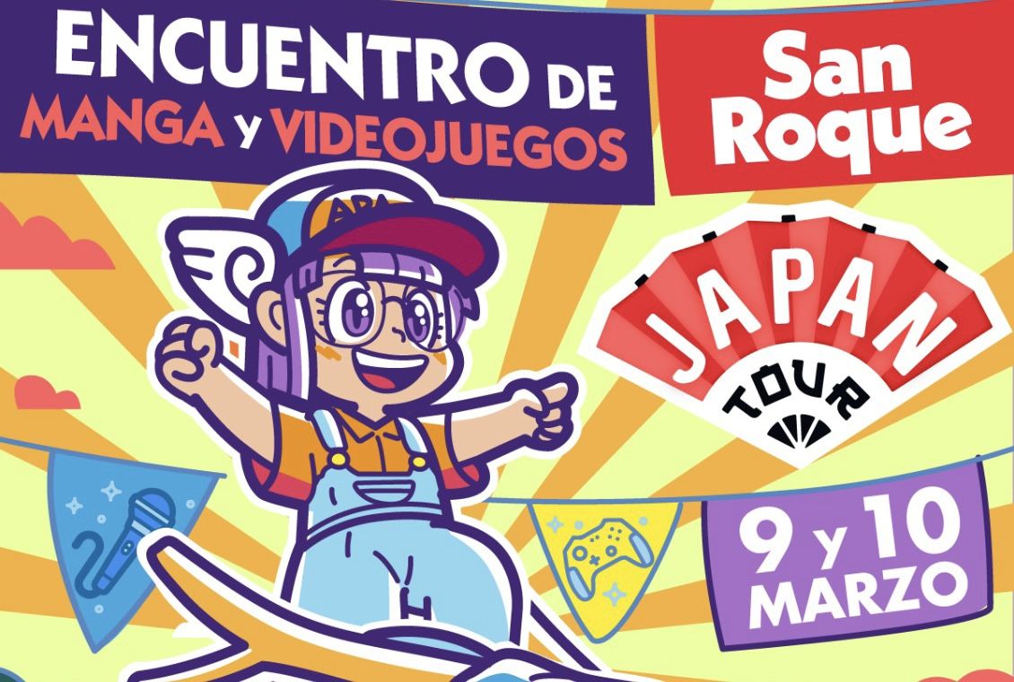 El primer Encuentro de Manga y Videojuegos “Japan Tour” de San Roque, los días 9 y 10 de marzo