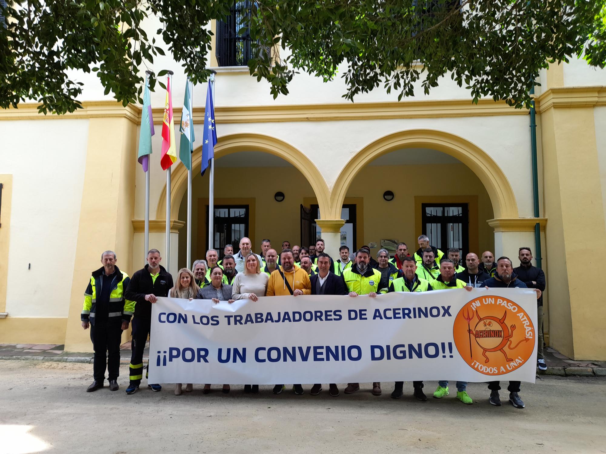 Los representantes de los trabajadores, en Mancomunidad.