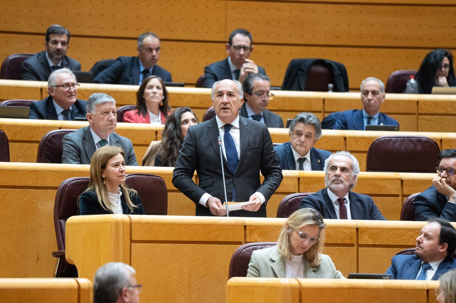 José Ignacio Landaluce, en el Senado.