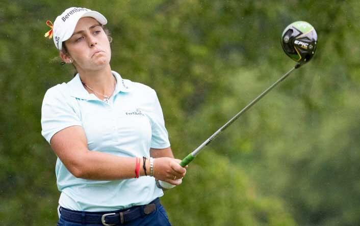 Maria Parra, durante un torneo