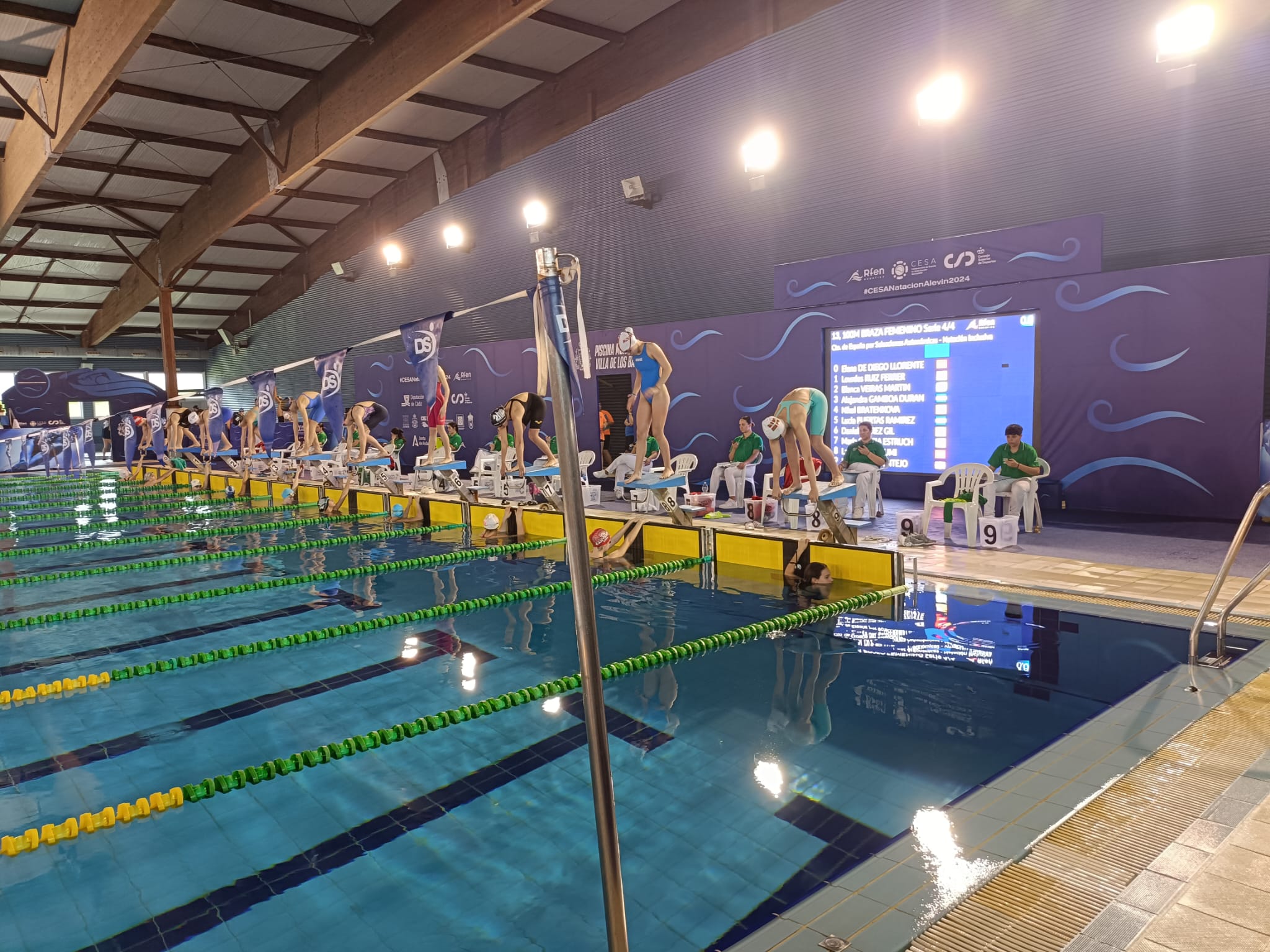 El X Campeonato de España de Natación reúne en Los Barrios a 365 deportistas.