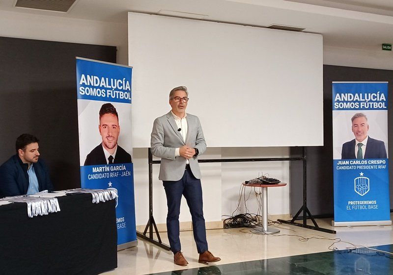 El sanroqueño Juan Carlos Crespo, candidato a la presidencia a la Federación Andaluza de Fútbol