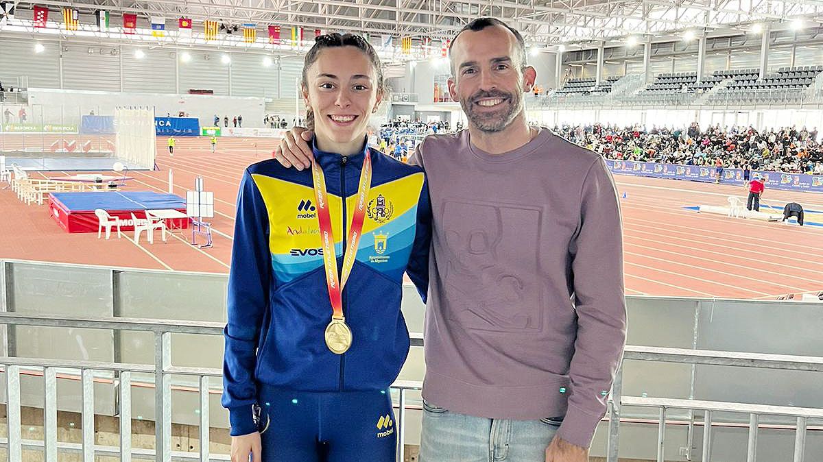 La atleta barreña Ana Prieto, del CA Bahía de Algeciras, otra vez campeona de España
