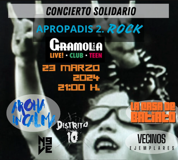 Cartel del concierto.