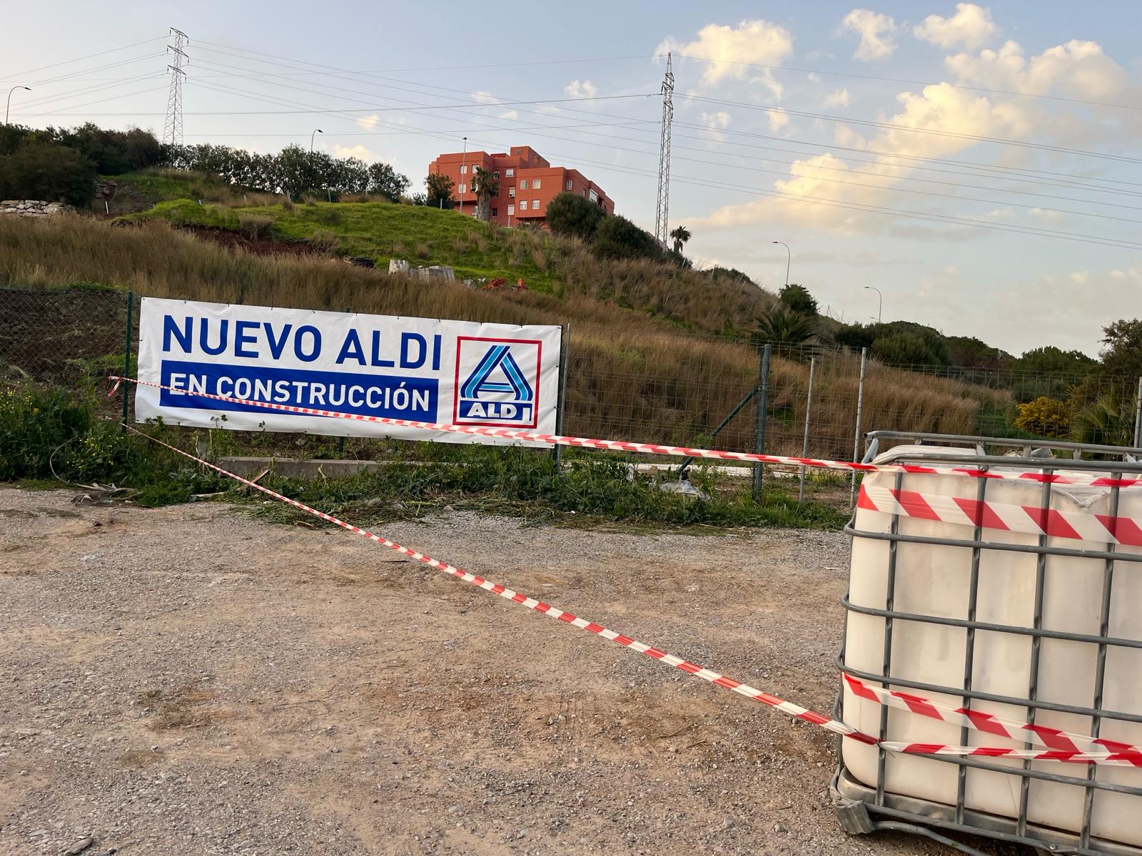 Terrenos donde Aldi construirá su supermercado.