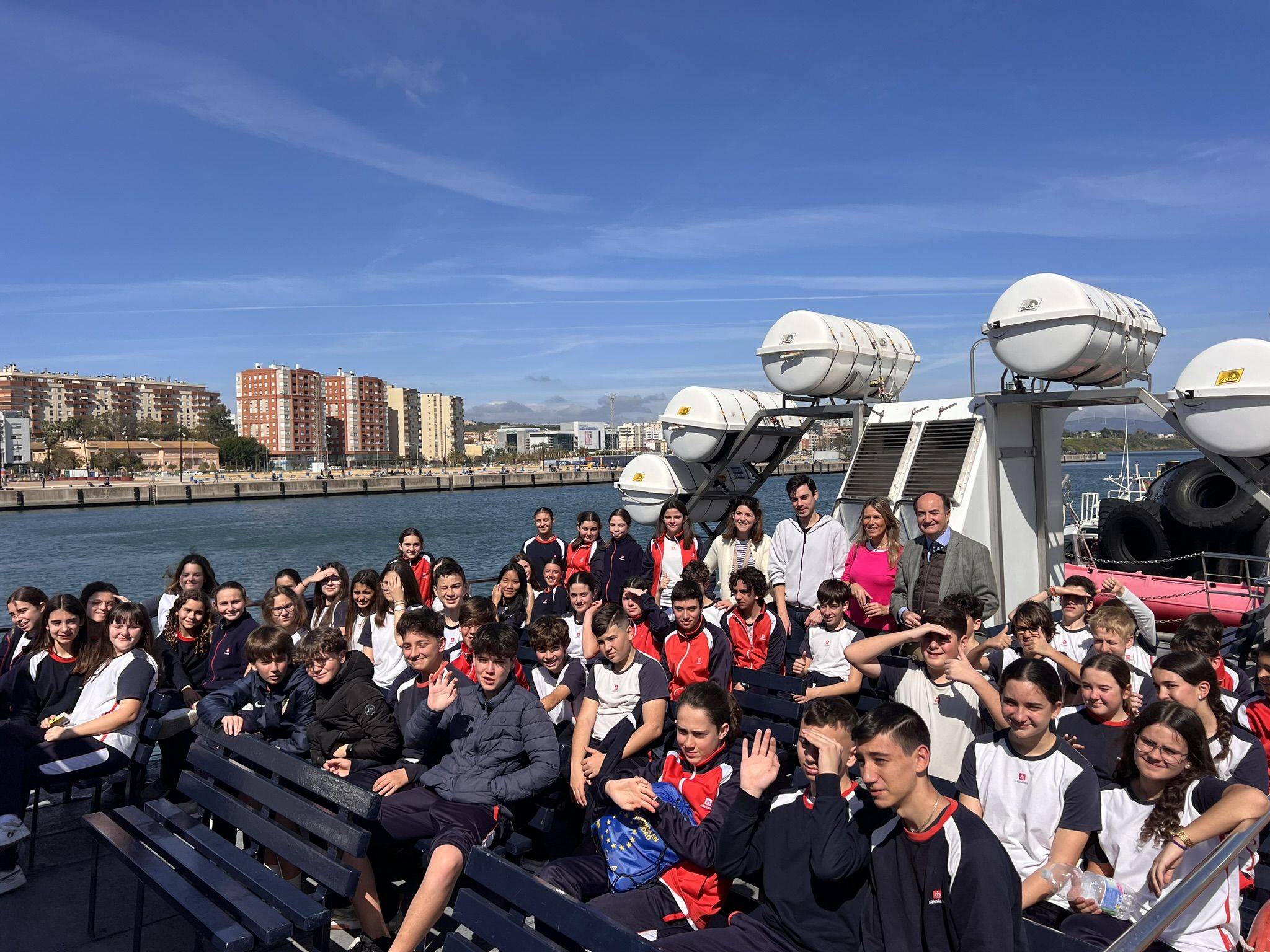 La APBA retoma las visitas marítimas para los alumnos de 1º de ESO. 