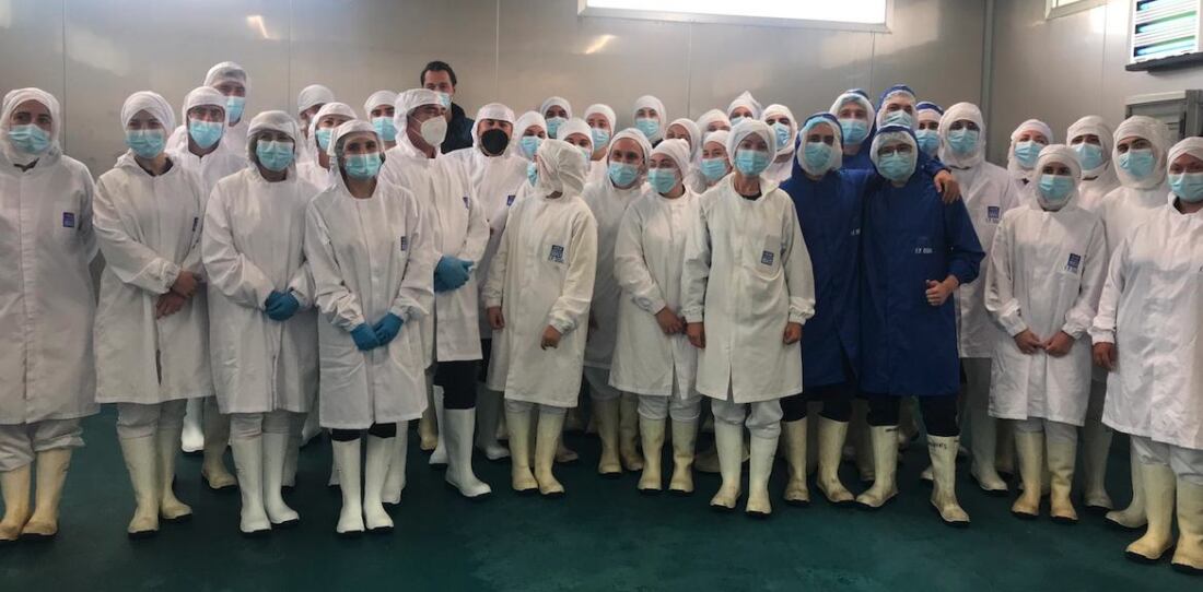 Visita de los alumnos a Ubago.