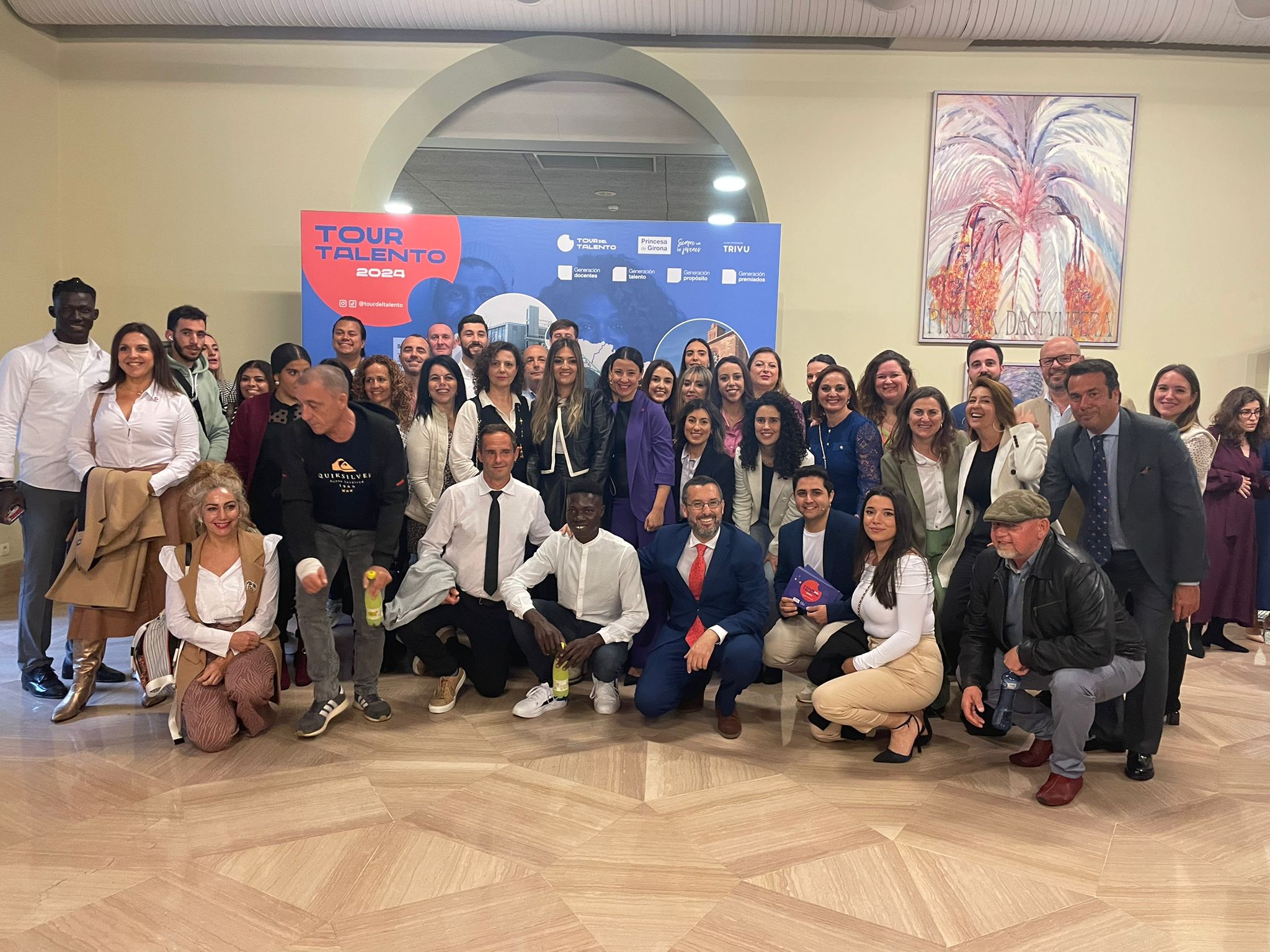 Juan Franco asiste al acto del Premio Princesa Girona en Cádiz, que ha contado con la presencia del Rey