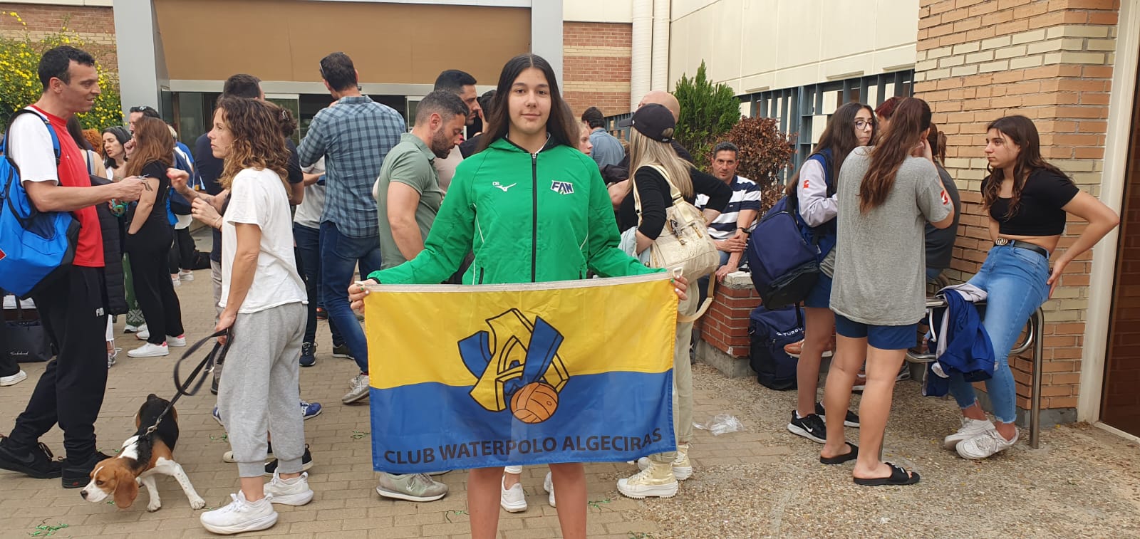 Andalucía, con la algecireña Aitana Jiménez -en la foto-, a la final del Nacional infantil de waterpolo