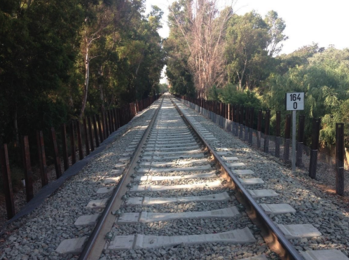 Tramo renovado entre Almoraima-Algeciras, de la línea Bobadilla-Algeciras