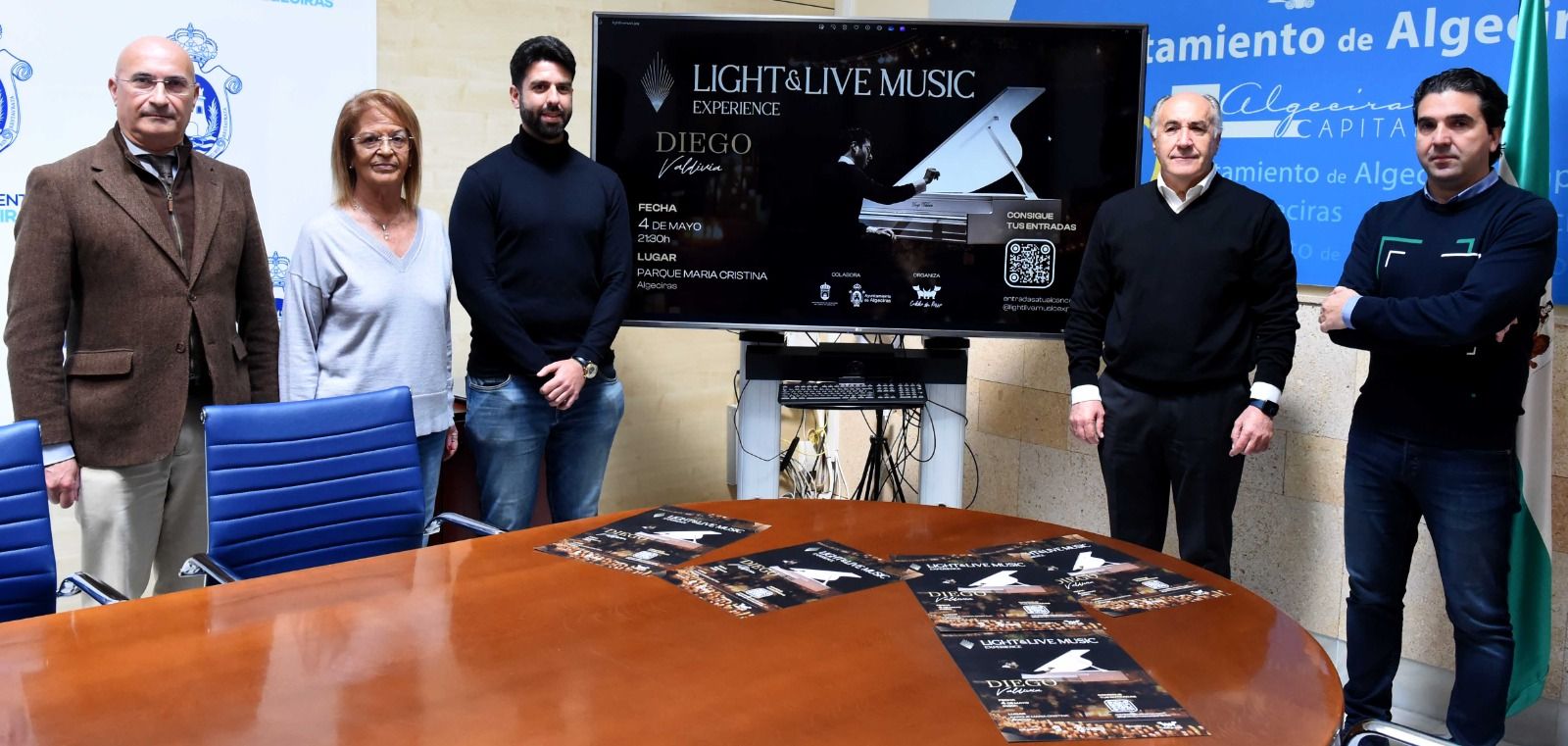 'Light & Live Music Experience': la música de Diego Valdivia a la luz de las velas. En esta imagen, acto de presentación del evento. 