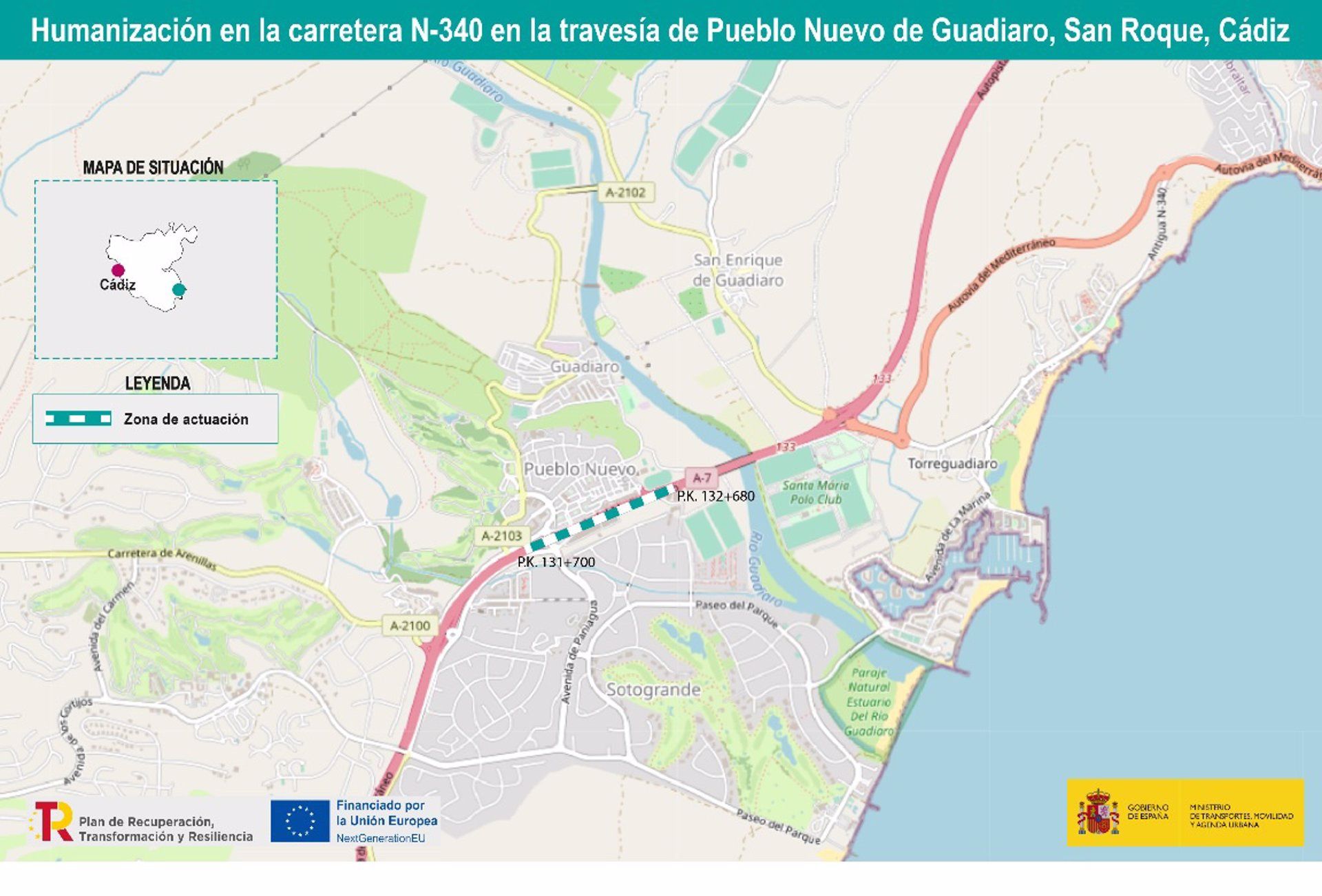 Pueblo Nuevo contará con un nuevo paso peatonal, más semáforos, acerado y zonas de aparcamientos.