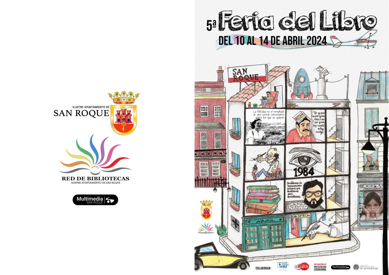 Pasacalles, cuentacuentos y talleres: así es la programación de la Feria del Libro de San Roque