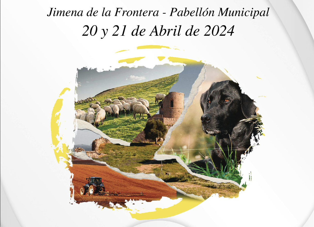 Cartel de la segunda feria de muestras de productos locales y del perro de caza